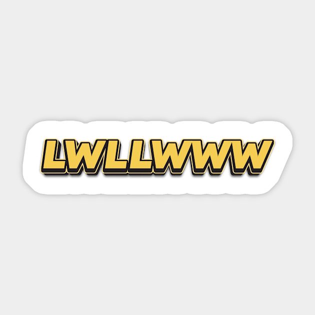 LWLLWWW Chicago Baseball Sticker by themodestworm